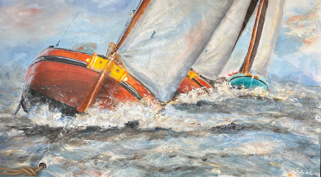 Wedstrijd Skûtsjesilen